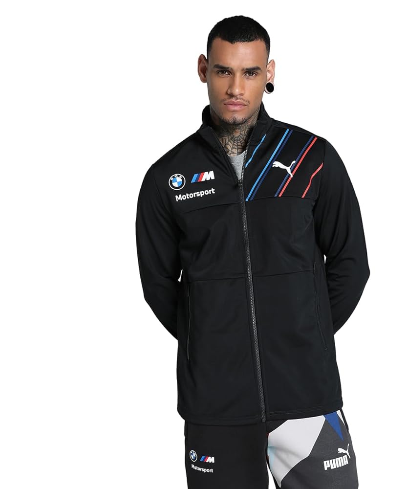 Amazon.com: PUMA BMW Motorsports Track Jacket - Grey - Size